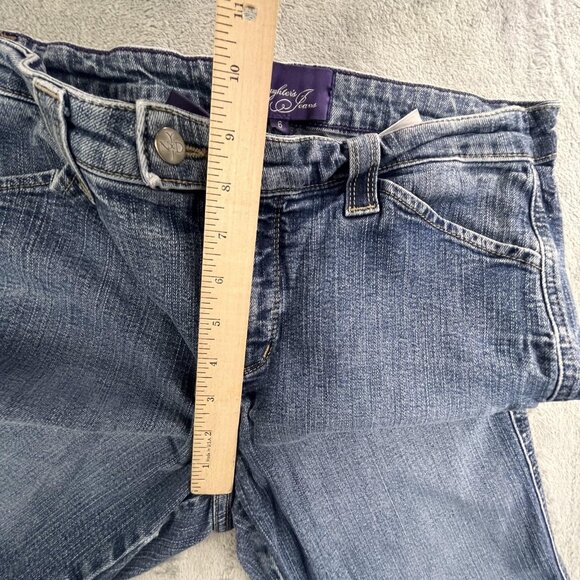 Not Your Daughter's Jeans Womens 6 Blue Bootcut Stretch Denim Made USA Lift Tuck - Picture 9 of 16